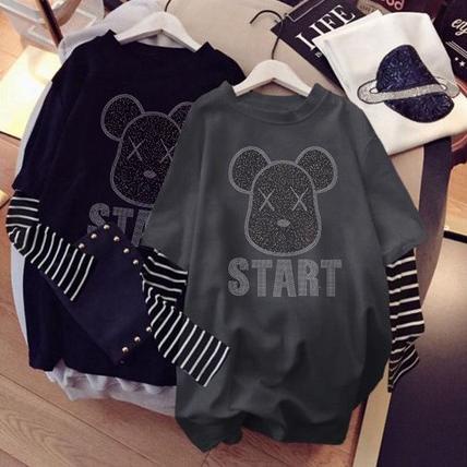 Sweater Tunik Hoodie 2 Lapis Style Robot Import Jumbo DiskonR28C