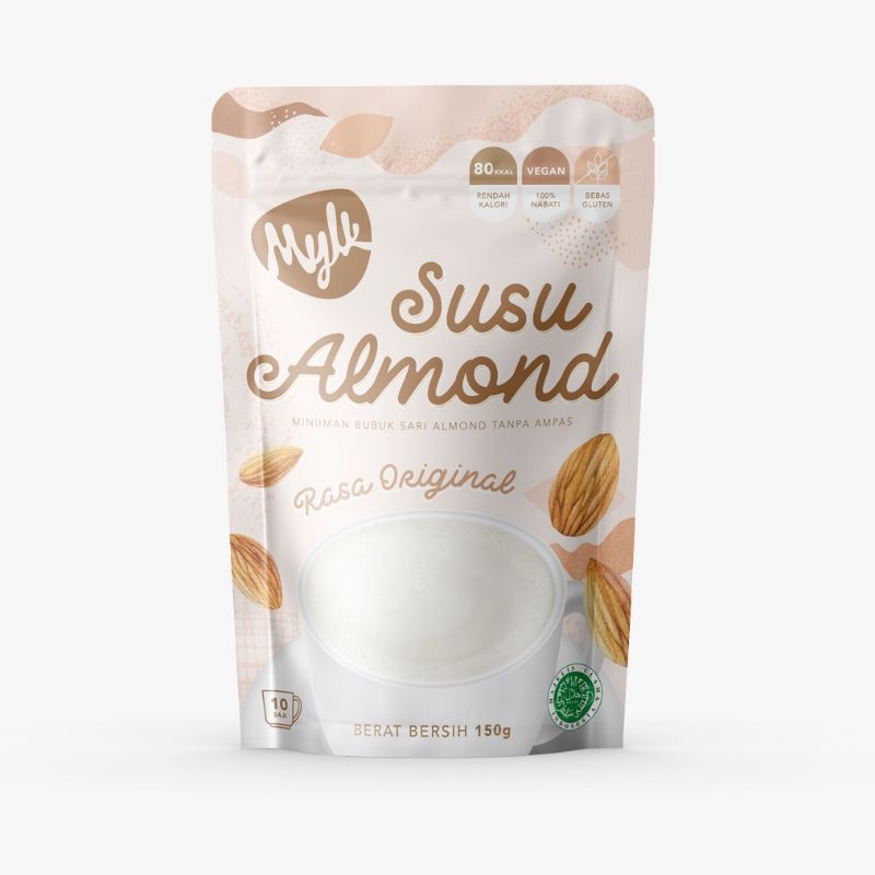 Mylk Susu Almond Asi Booster Tanpa Ampas 10 x Minum