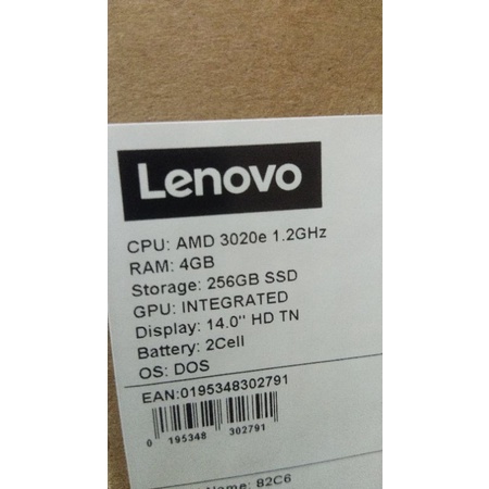 Lenovo v14 ADA AMD ATLON 3020E NEW