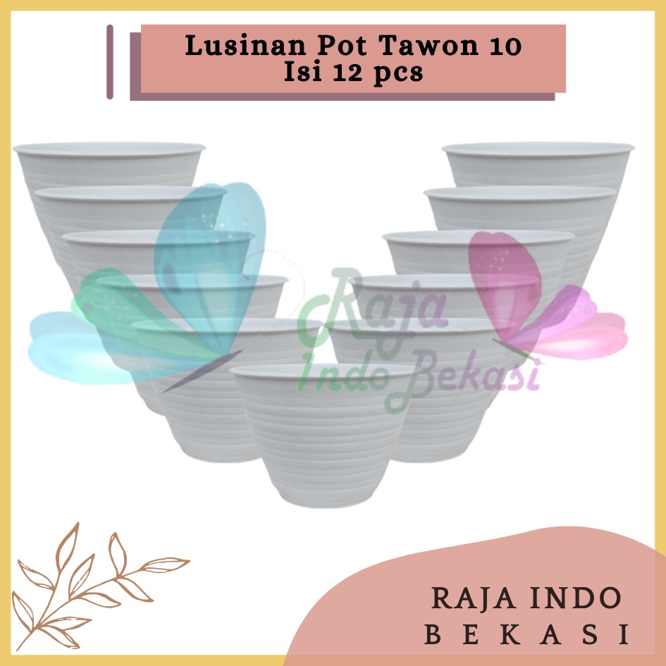 LUSINAN Pot Tawon 10 Putih Pot Kecil Kaktus Gantung Hiasan Hidroponik Murah Pot Mini Minimalis Plastik Lucu 7 Cm Grosir