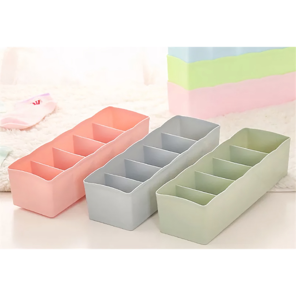 Storage underwear,kaus kaki 5 sekat/Storage serbaguna buat laci,meja dll