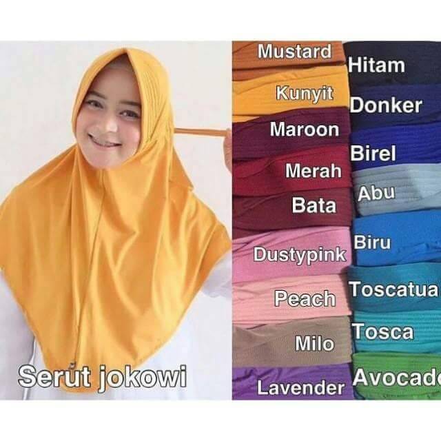  COD Jilbab  instan adiba grosir jilbab  jilbab  serut 