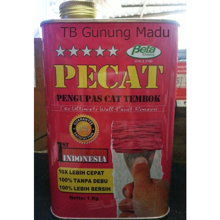 

Pecat Penghapus Cat Tembok 1Kg Hapus Pengupas Cat Rontok