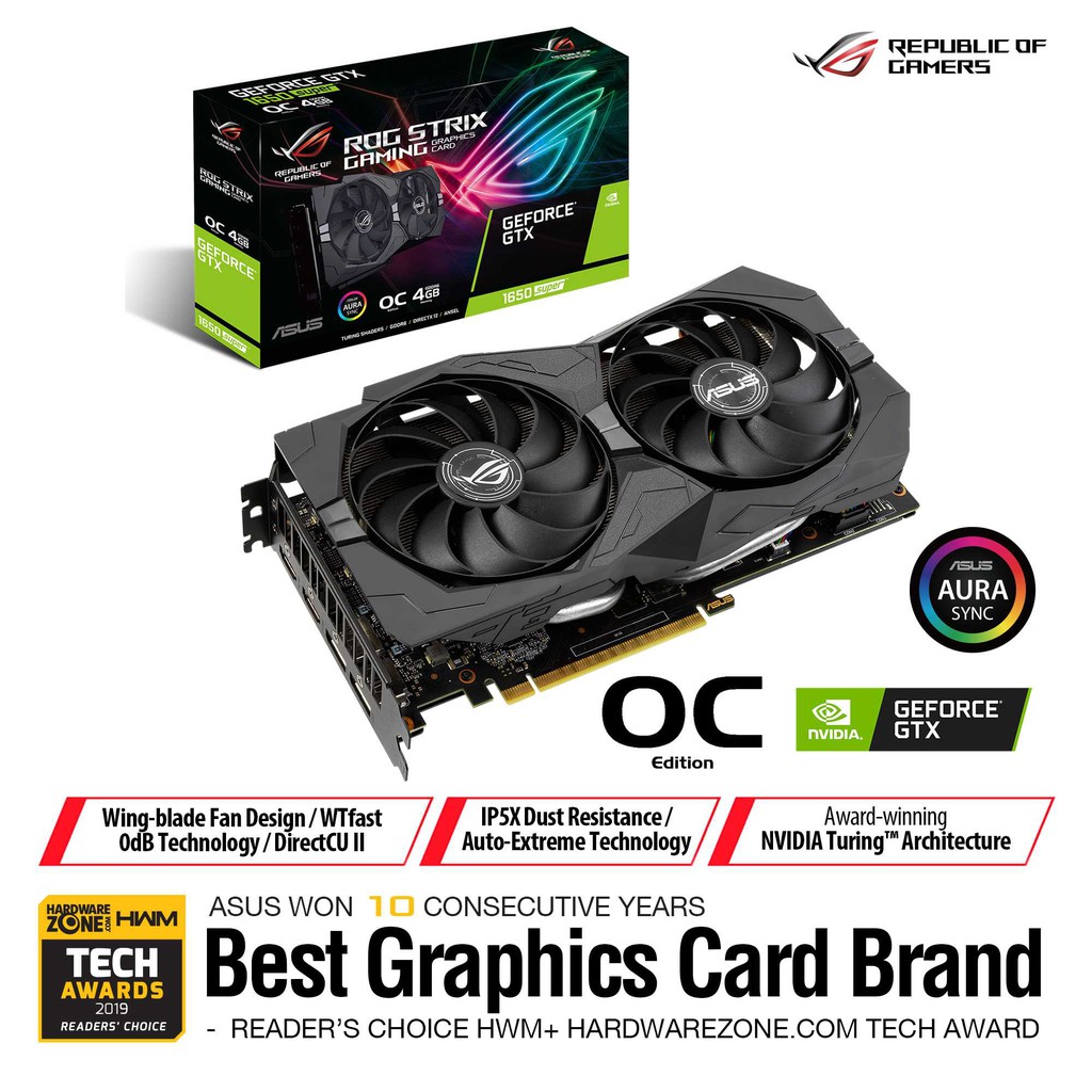 Asus ROG Strix GeForce GTX 1650 SUPER OC Edition