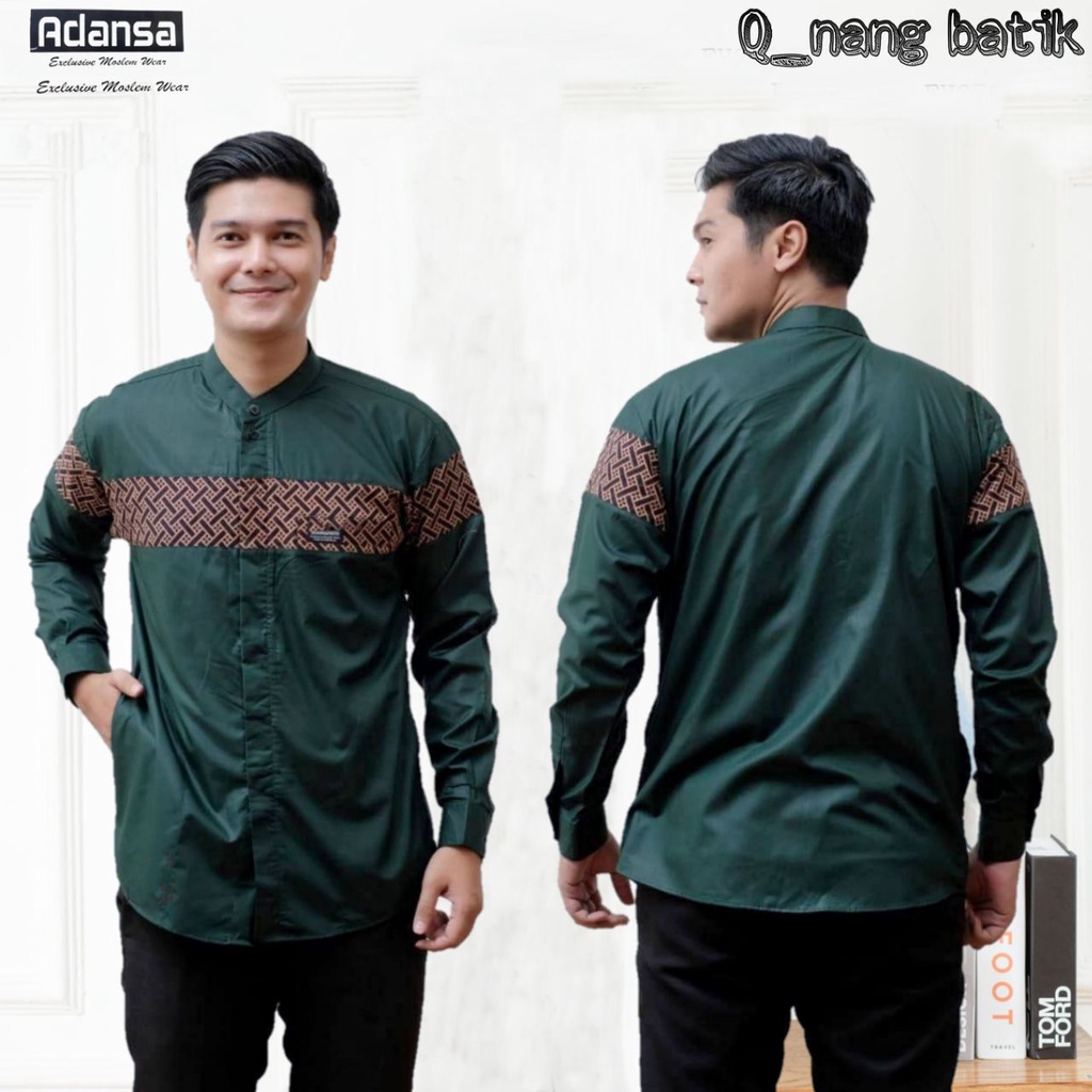 New Baju koko azzahir kemeja pria seragam hadroh ori best seller baju muslim