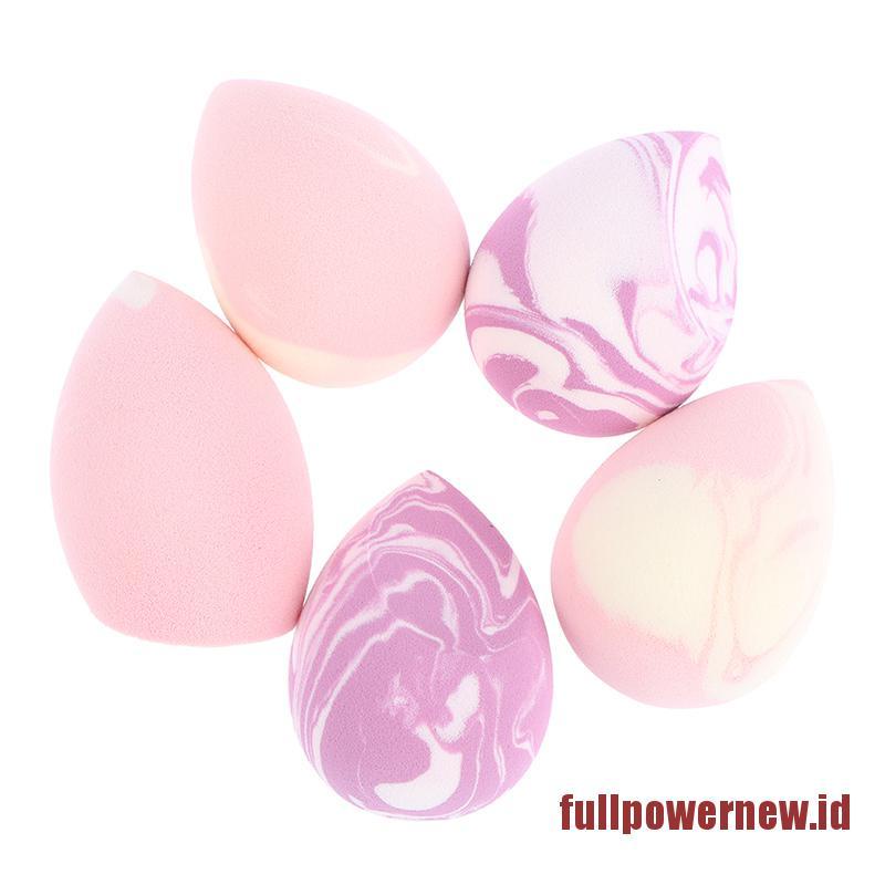 1pc Spons Puff Bentuk Telur Untuk Foundation / Krim Wajah