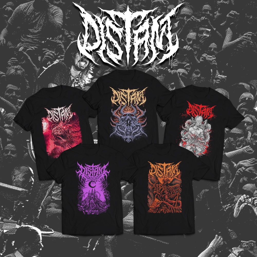 Kaos Band / T-Shirt Distant Series / DTG Kornit