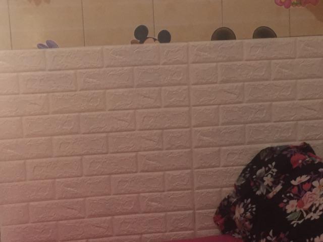 Brickfoam Bata Kayu 3d Brick Foam Wallpaper Sticker Dinding