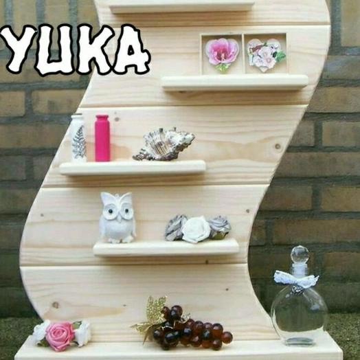 Rak Kayu /Rak Dinding /Rak Pajangan Serbaguna Kitkacu
