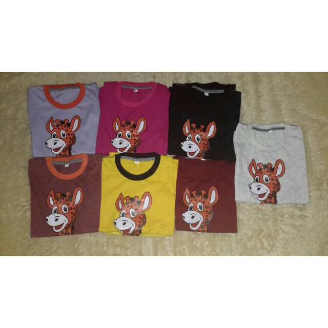 Kaos karakter anak cotton combed 30s