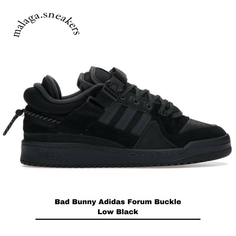 Bad Bunny Adidas Forum Buckle Low Black