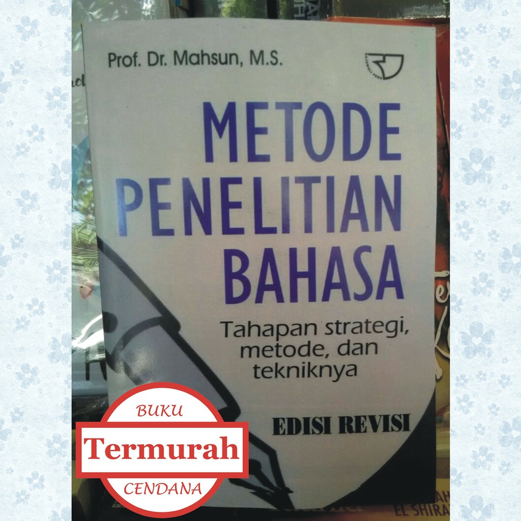 Metode Penelitian Bahasa Mahsun Shopee Indonesia