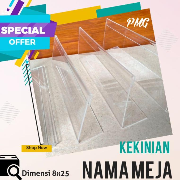 

(D9W8) ★ Papan Nama/Papan Nama Meja/Nama Meja/Acrylik Name Desk //Harga@promo