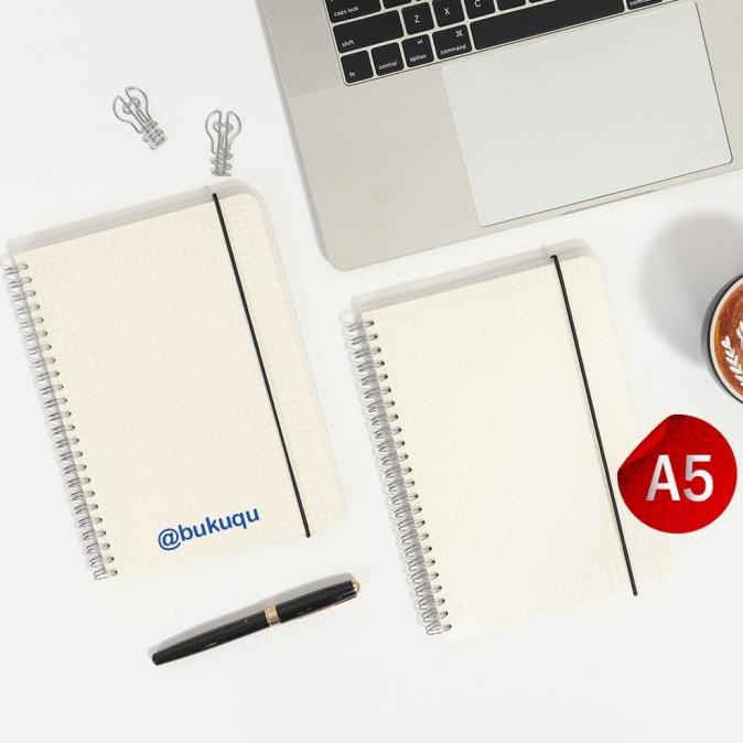 

Notebook Spiral Grid/DOT A5 by Bukuqu