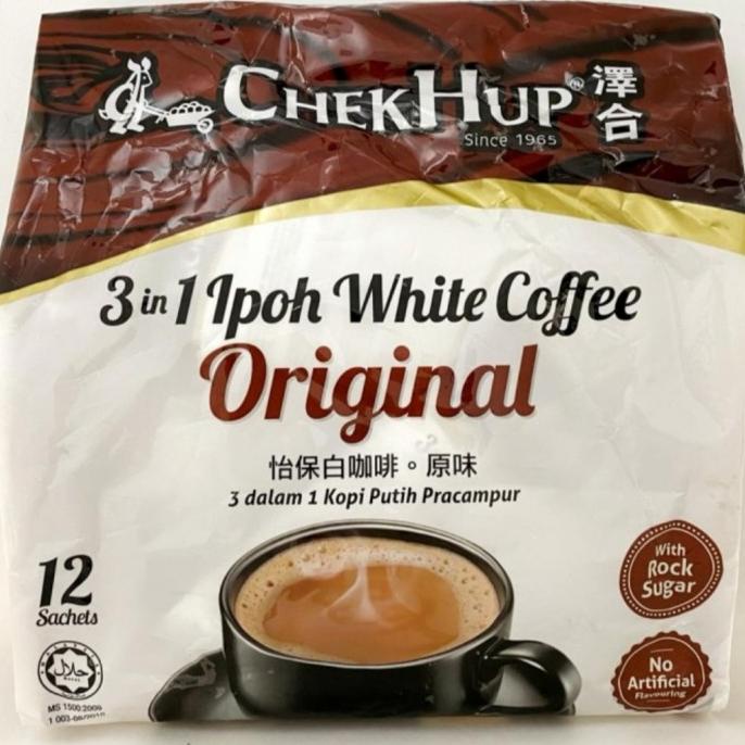 

White coffee 3in1 original chek hup ipoh 12sachet
