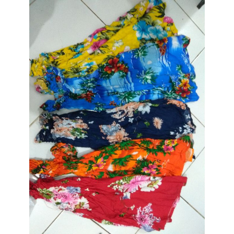 baju bali dress anak kerut karet dada sz L