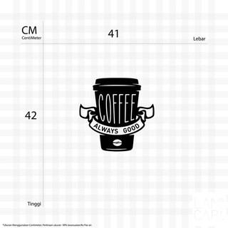 Sticker Cutting Coffee Good Kopi Cafe Kafe Stiker Dinding Sticker Cutting Coffee Good Kopi Cafe Kafe Stiker Dinding