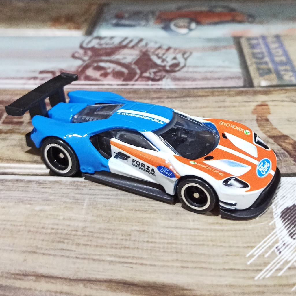 Hot Wheels Loose Ford 2016 GT Race Forza Putih Biru White Blue