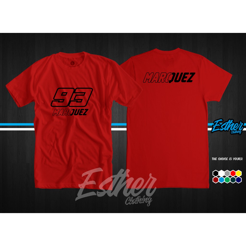 Kaos Baju Motogp Marc Marquez 93 Kaos Motogp -Esthercloth