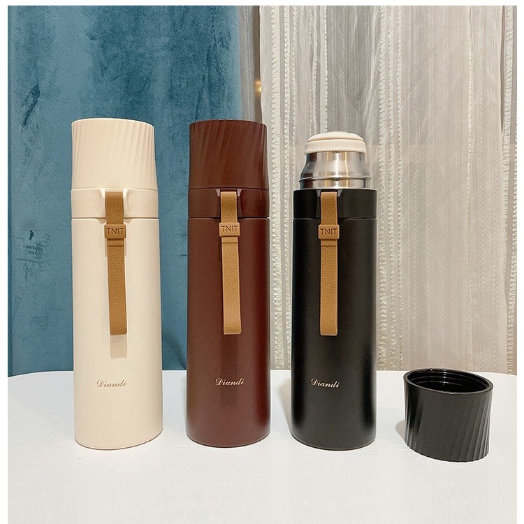 FYGALERYSURABAYA BTL007 Botol Minum Tumblr Termos Aesthetic Tahan Panas Dingin Thermos Drinking Bottle Dengan Tali