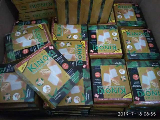 kinoki glod emas koyo detox asli original 1 box isi 10 pcs