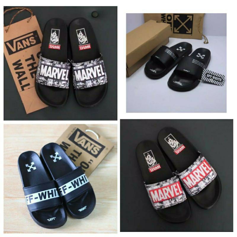 Sandal Pria Slip on vans Marvel Pria wanita