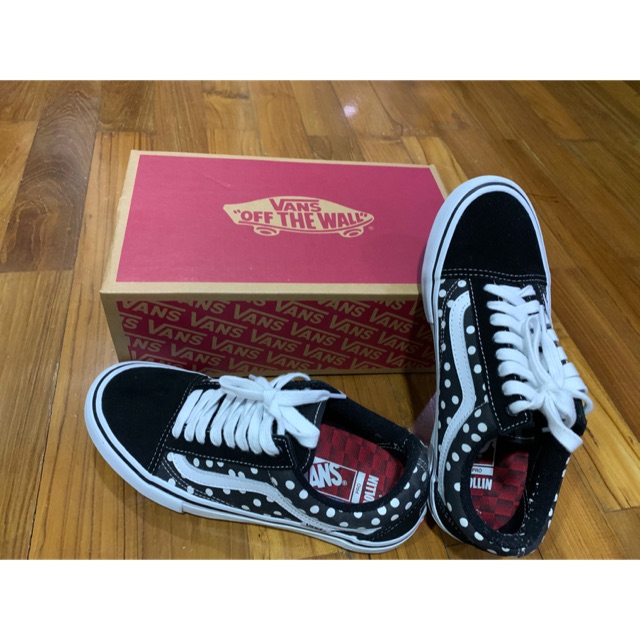 vans old skool polka dot