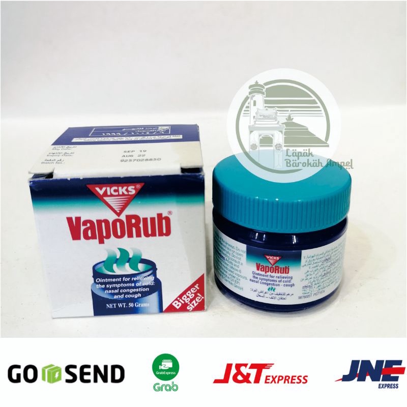 Vicks Vaporub Balsem 50 gr Original Made in Saudi Arabia Harga Grosir Obat Gosok Meringankan Flu