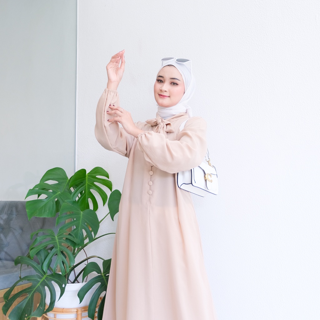 (MSB) GAMIS DHENA MAXI DRESS ATASAN REMAJA WANITA