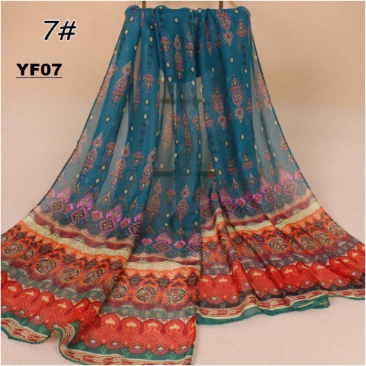 Syal Soft Chiffon Bohemian YF