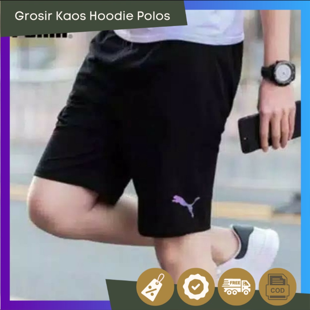 Promo Celana pendek polos olahraga sport/celana sport olahraga pendek/training pendek olahraga/short pants sport unisex polos