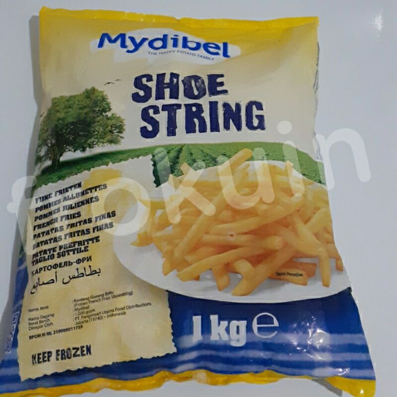 Kentang Mydible 1kg Shoestring Frozen Food Murah Shopee Indonesia