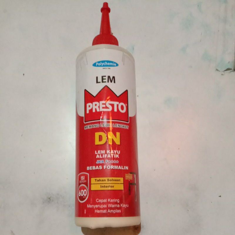 

lem kayu merk presto