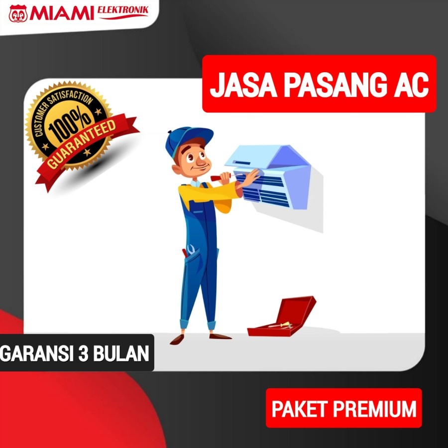 PAKET MATERIAL DAN JASA PASANG AC 0.5 / 0.75 / 1PK