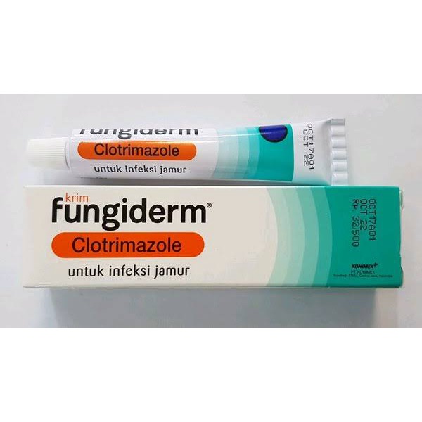 FUNGIDERM Cream 10 Gram Anti Jamur Krim Clotrimazole 5 Gram Fungi Derm