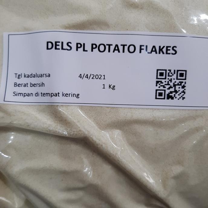 

Cuci Gudang Awal Tahun Dels potato flakes atau tepung kentang halus 1kg cocok u/ kue, makanan Cuci