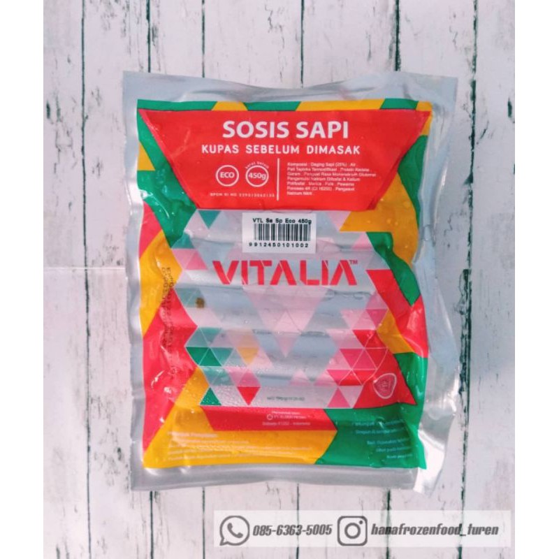 VITALIA SOSIS SAPI 450 GRAM