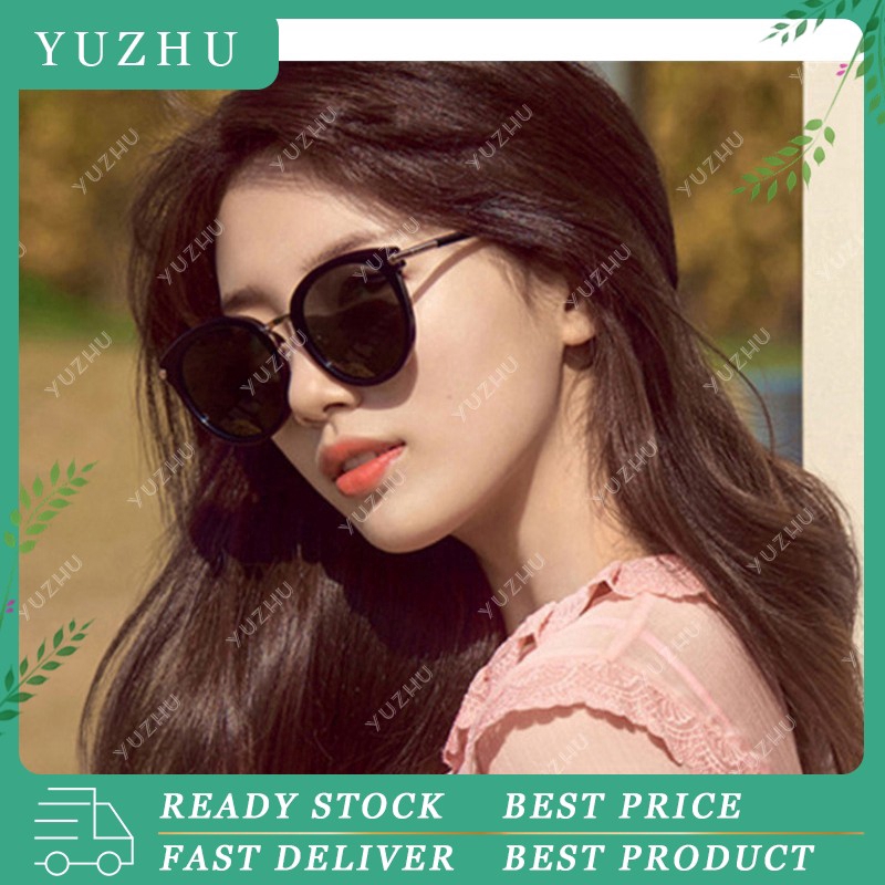 Putaran Ulzzang Style Mode Cermin Sunglasses Wanita Desainer Korea Daftar Baru Kacamata Matahari Anti UV400