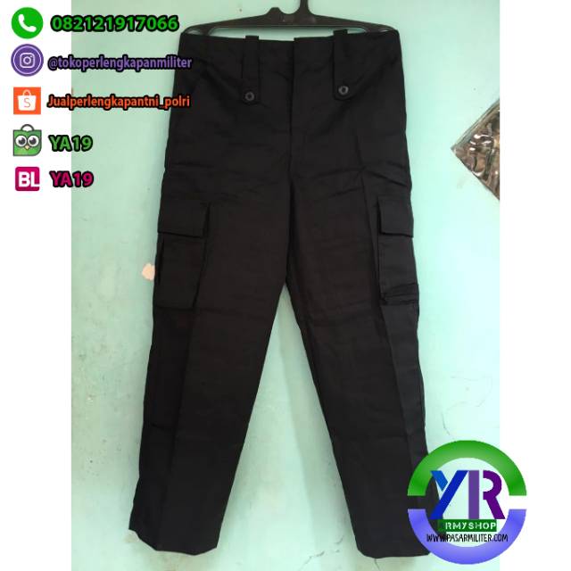 setelan PDL Hitam Polos