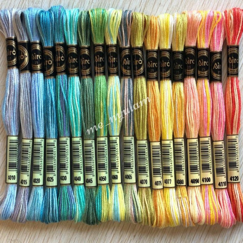 Benang Sulam Gradasi Airo Seri 2