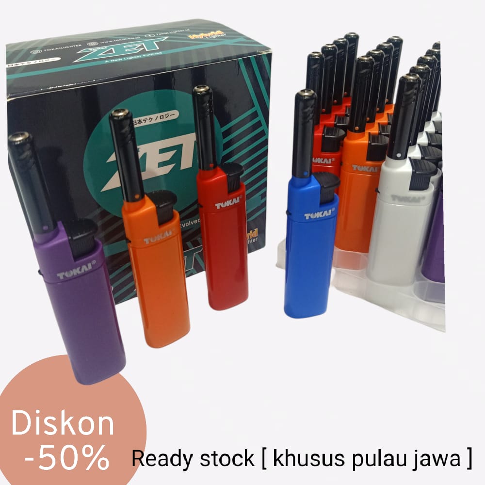 Jual mancis korek api gas bara tokai bisa isi ulang pemantik kompor