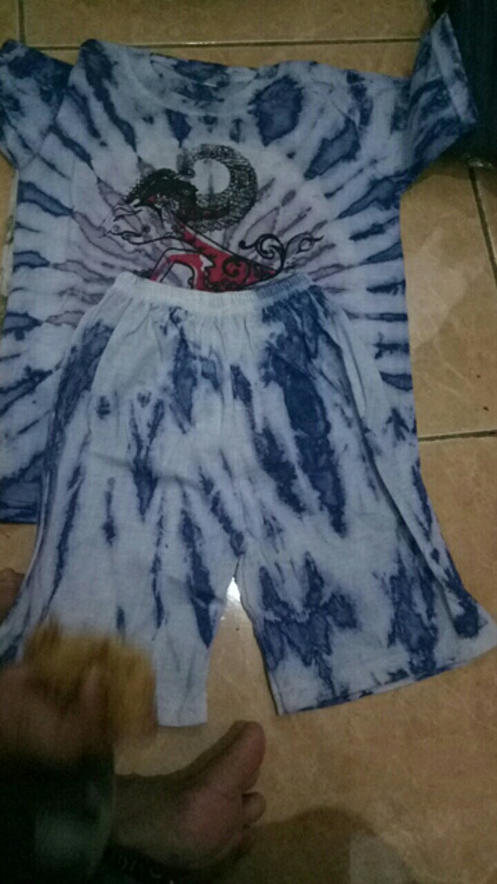 Kaos Setelan Anak Batik/ Setelan Anak Murah/ Setelan Anak Wayang