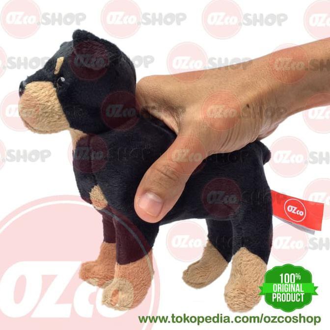 

14.84Ftgrdujh- Boneka Hewan Anjing Rottweiler Original Ozco Soz083 -Toko-Boneka.