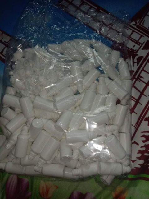 (paket 50 Pcs) Botol Tetes 15 Ml Putih Non Segel