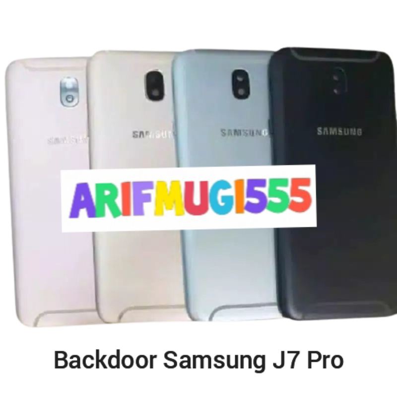 BACKDOOR BACK CASING TUTUP BATTERAI SAMSUNG J7 PRO ORIGINAL