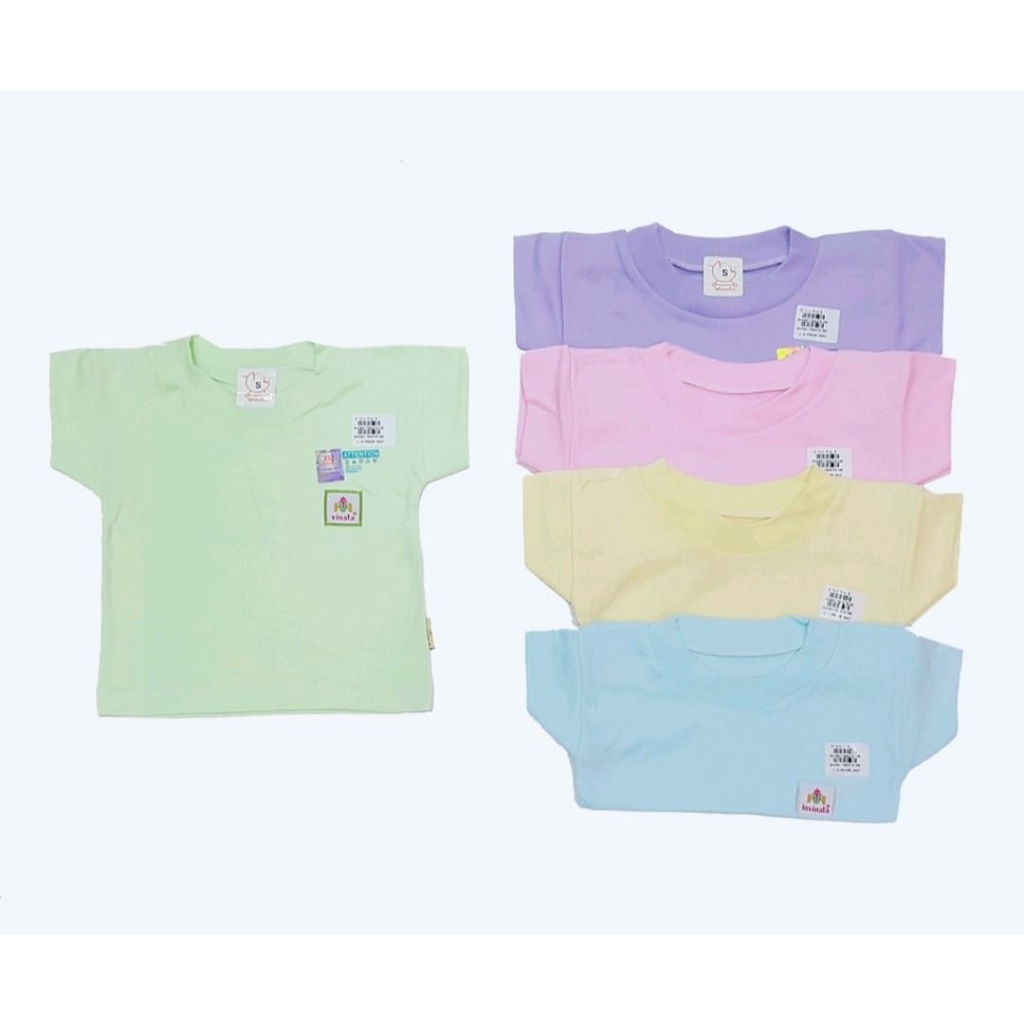 SALE!!! Oblong Vinata Polos Oblong Bayi Murah 6pcs Ukuran S.M.L.XL