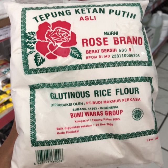 

Tepung ketan Rosebrand 500gr