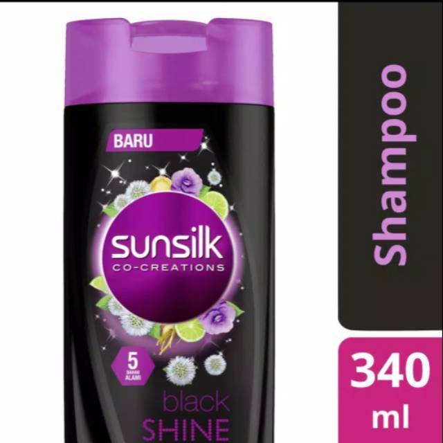 Promo Sunsilk Shompoo black n shine 340ml