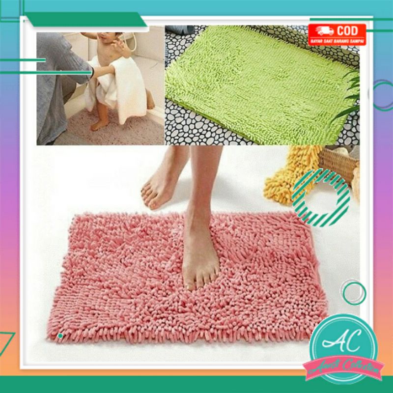 TEBAL Keset cendol microfiber doff premium anti slip daya serap tinggi