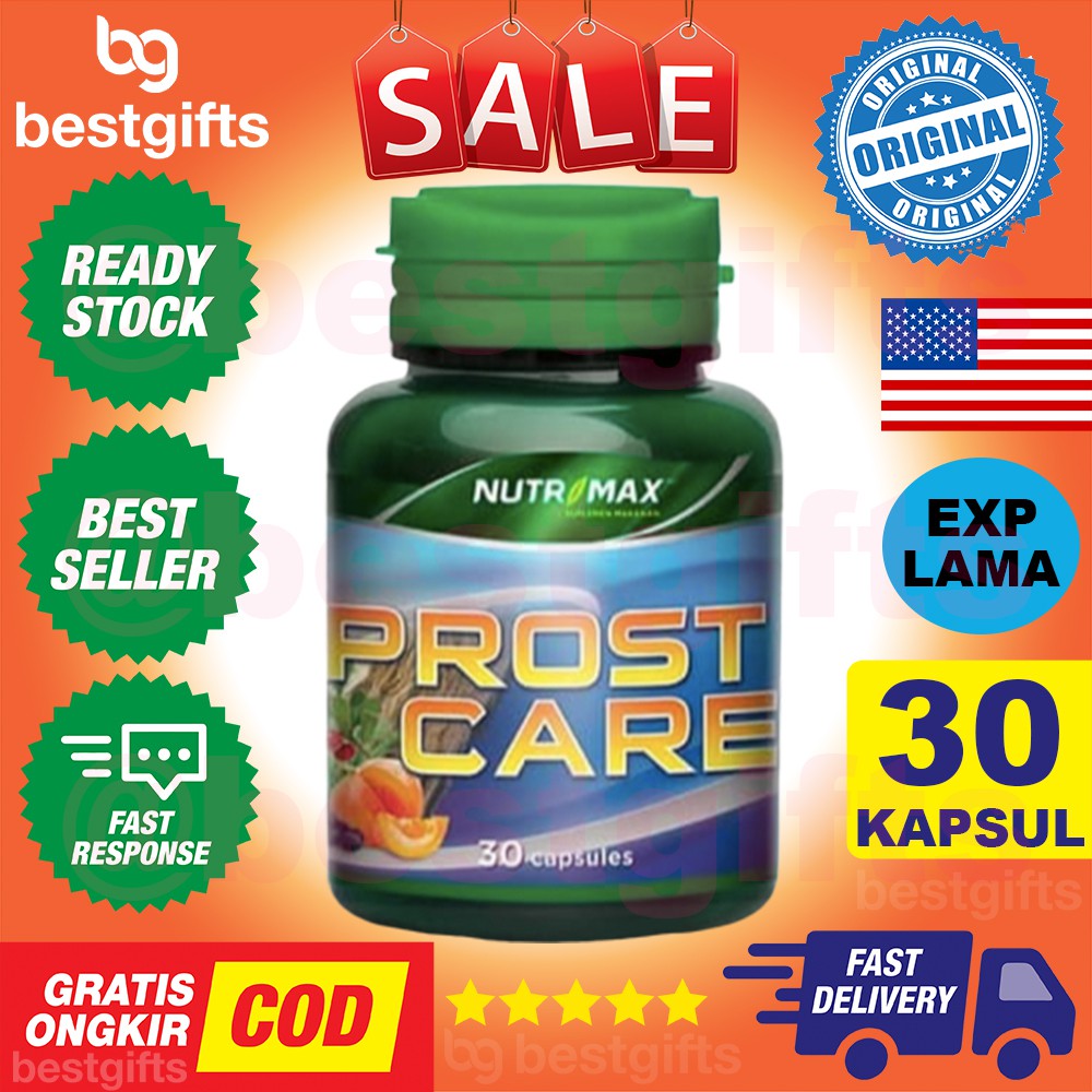 NUTRIMAX PROST CARE PROSTCARE VITAMIN OBAT KESEHATAN PROSTAT HORMON RAMBUT RONTOK BOTAK 30 KAPSUL